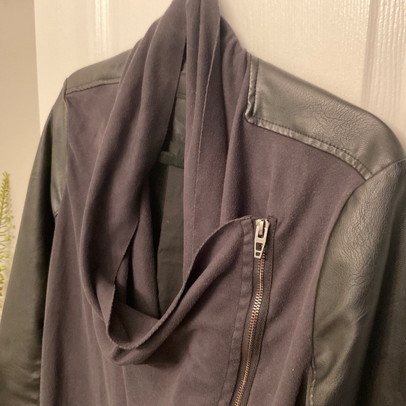 Faux leather Blazer, black - Picture 6 of 10